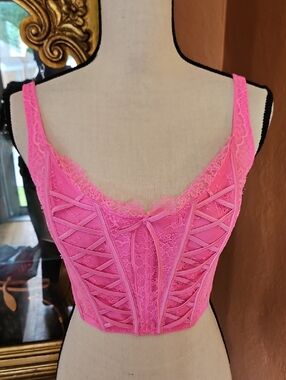 Victoria's Secret Pink Lace Corset Women's Intimates